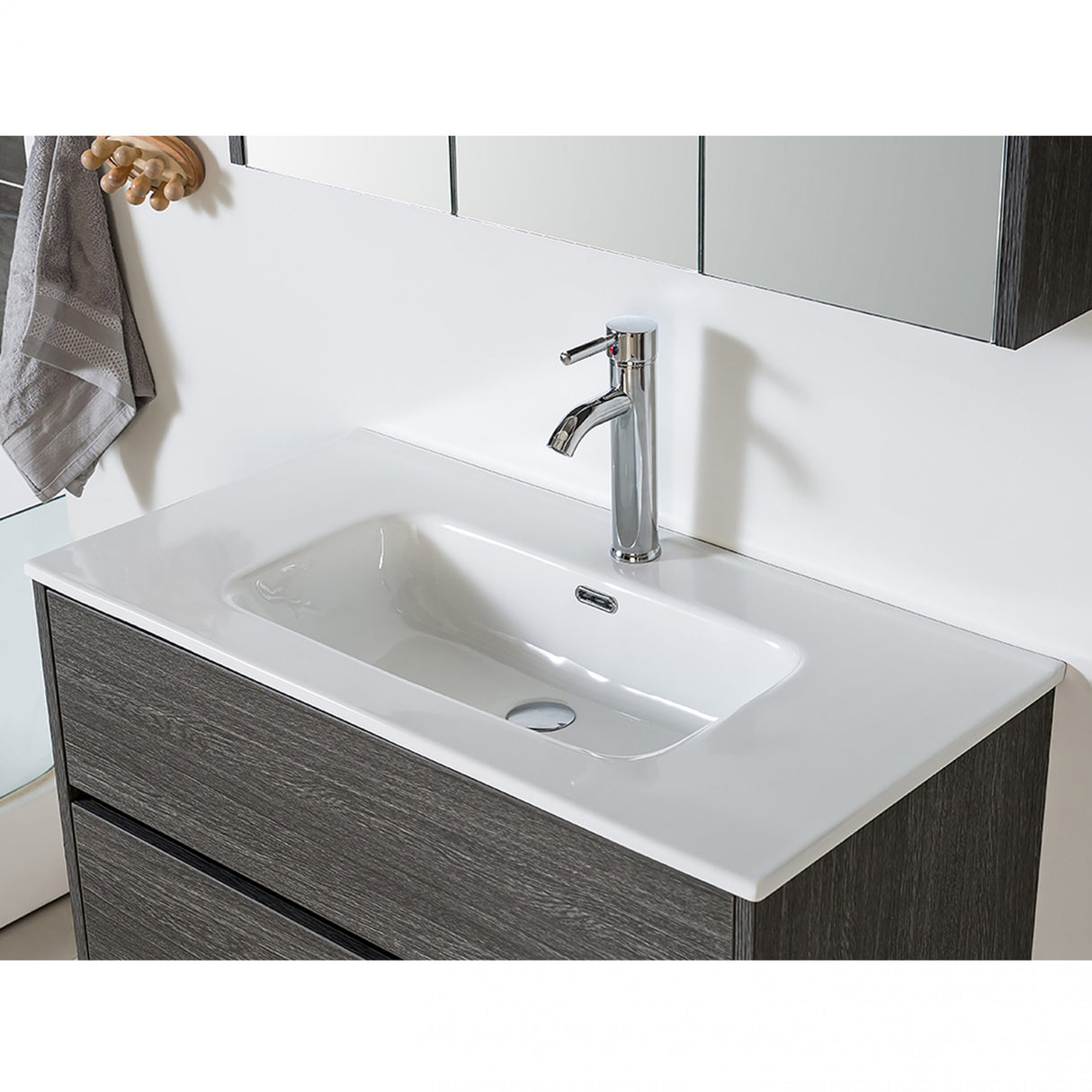 Badmeubelset Leeds 60cm Zwart