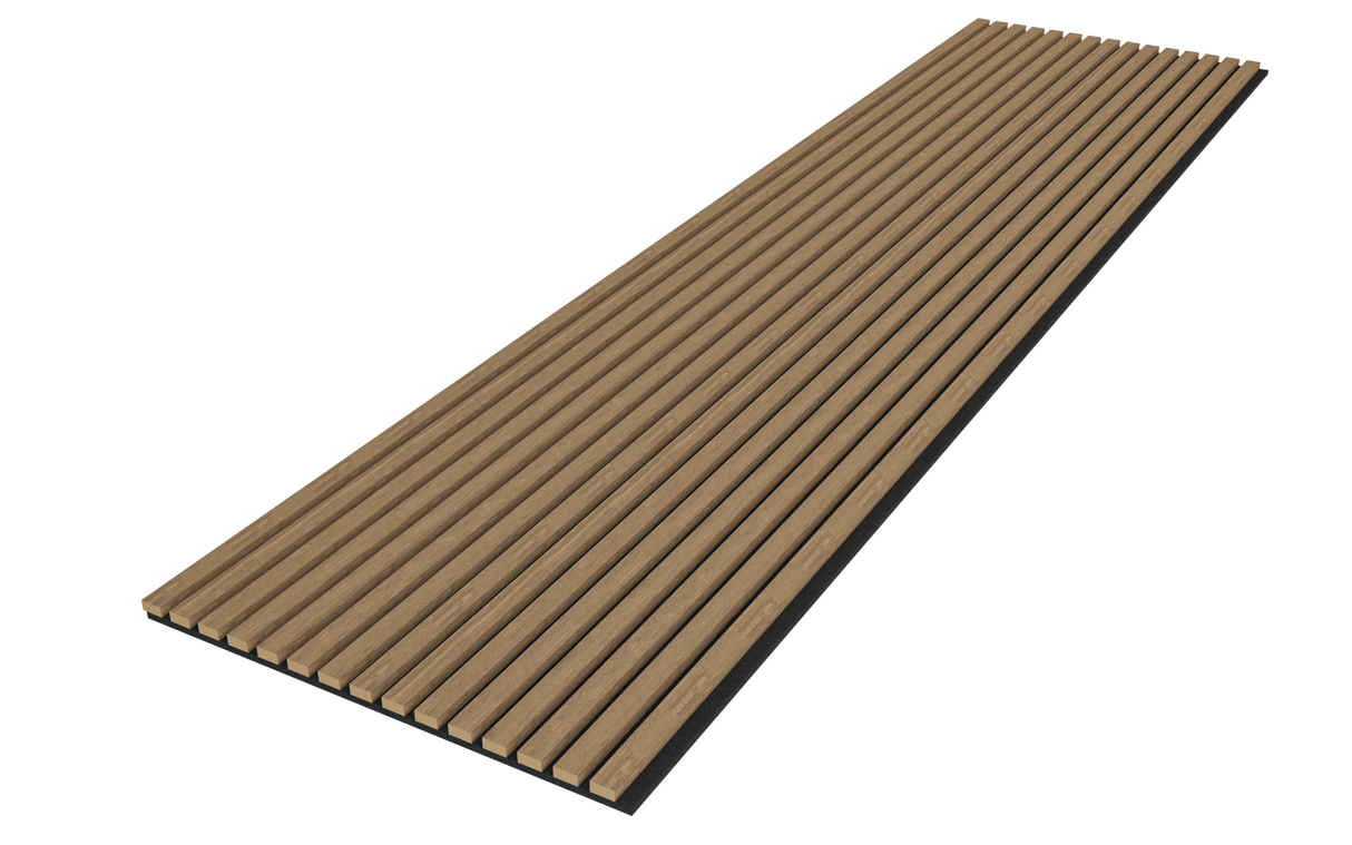 Akoestische panelen 270x60 cm - Eiken Mokka