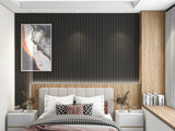 Akoestische panelen 270x60 cm - Eiken Zwart