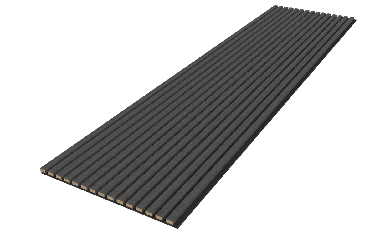 Akoestische panelen 270x60 cm - Eiken Zwart