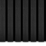 Akoestische panelen 270x60 cm - Eiken Zwart