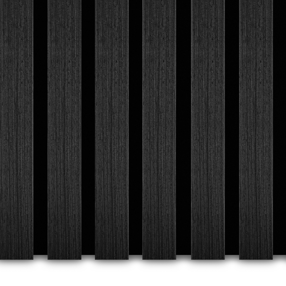 Akoestische panelen 60x60 cm - Eiken Zwart